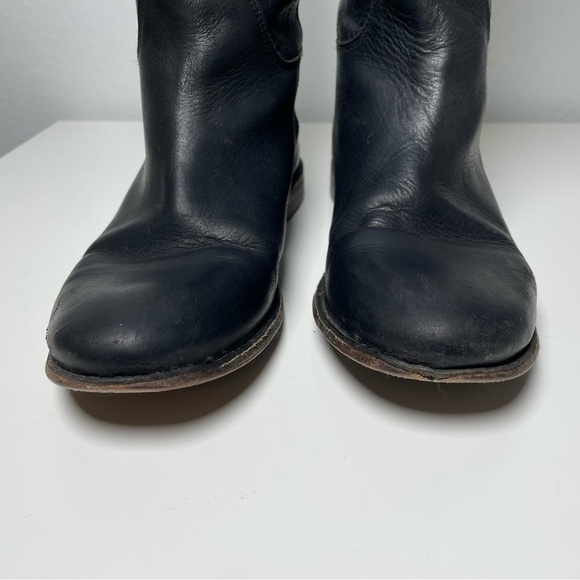 Frye Paige Pull On Riding Boots Size 9B Black - Picture 9 of 13